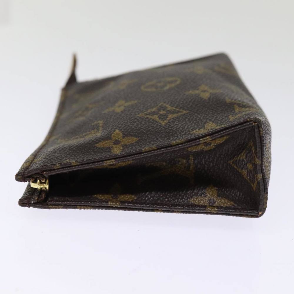 LOUIS VUITTON Monogram Poche Toilette 15 Pouch M47546 LV Auth 74329 - Picture 3 of 16